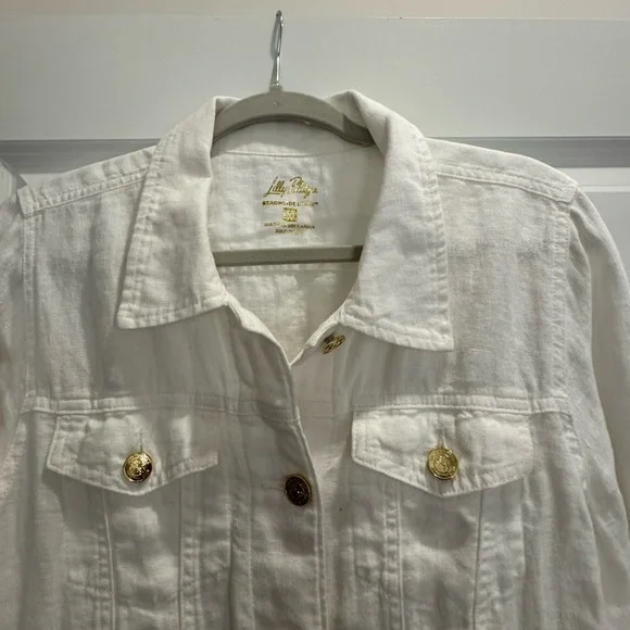 Lilly Pulitzer linen jacket - Picture 5 of 6